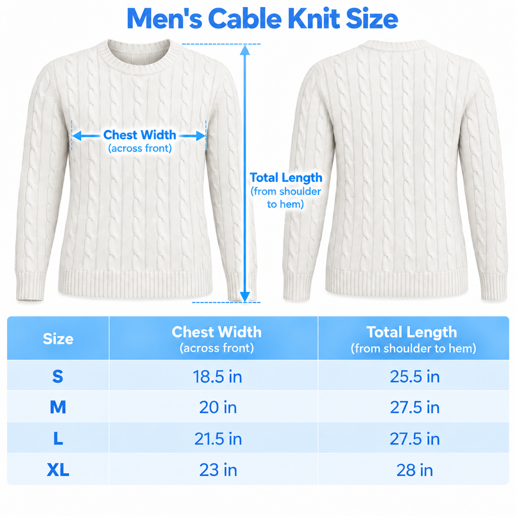 Polo Ralph Lauren Men’s Cotton Cable-Knit Crewneck Sweater-Ivory