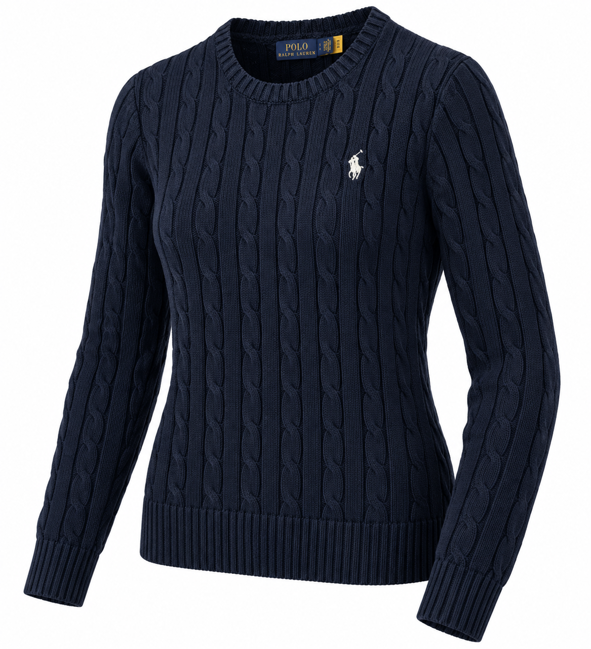 Polo Ralph Lauren Women’s Cable-Knit Sweater Navy