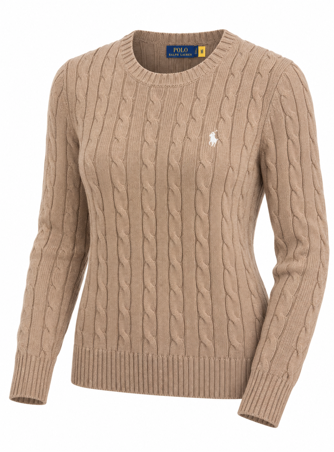 Polo Ralph Lauren Women’s Cable-Knit Sweater Brown