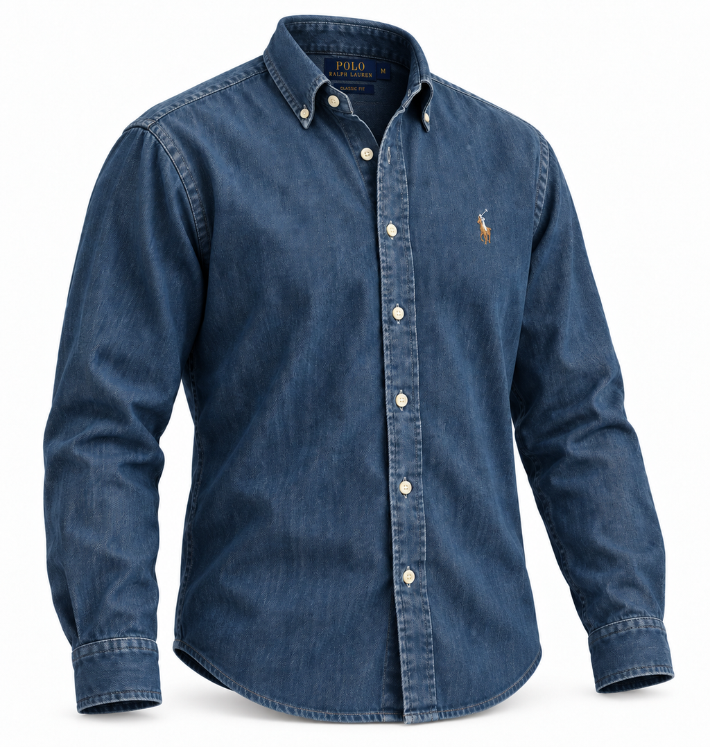 Polo Ralph Lauren Men's Classic Fit Oxford Shirt Denim
