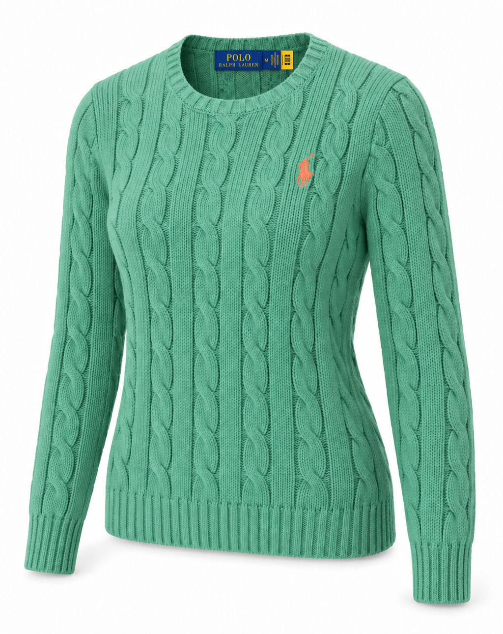 Polo Ralph Lauren Women’s Cable-Knit Sweater Green