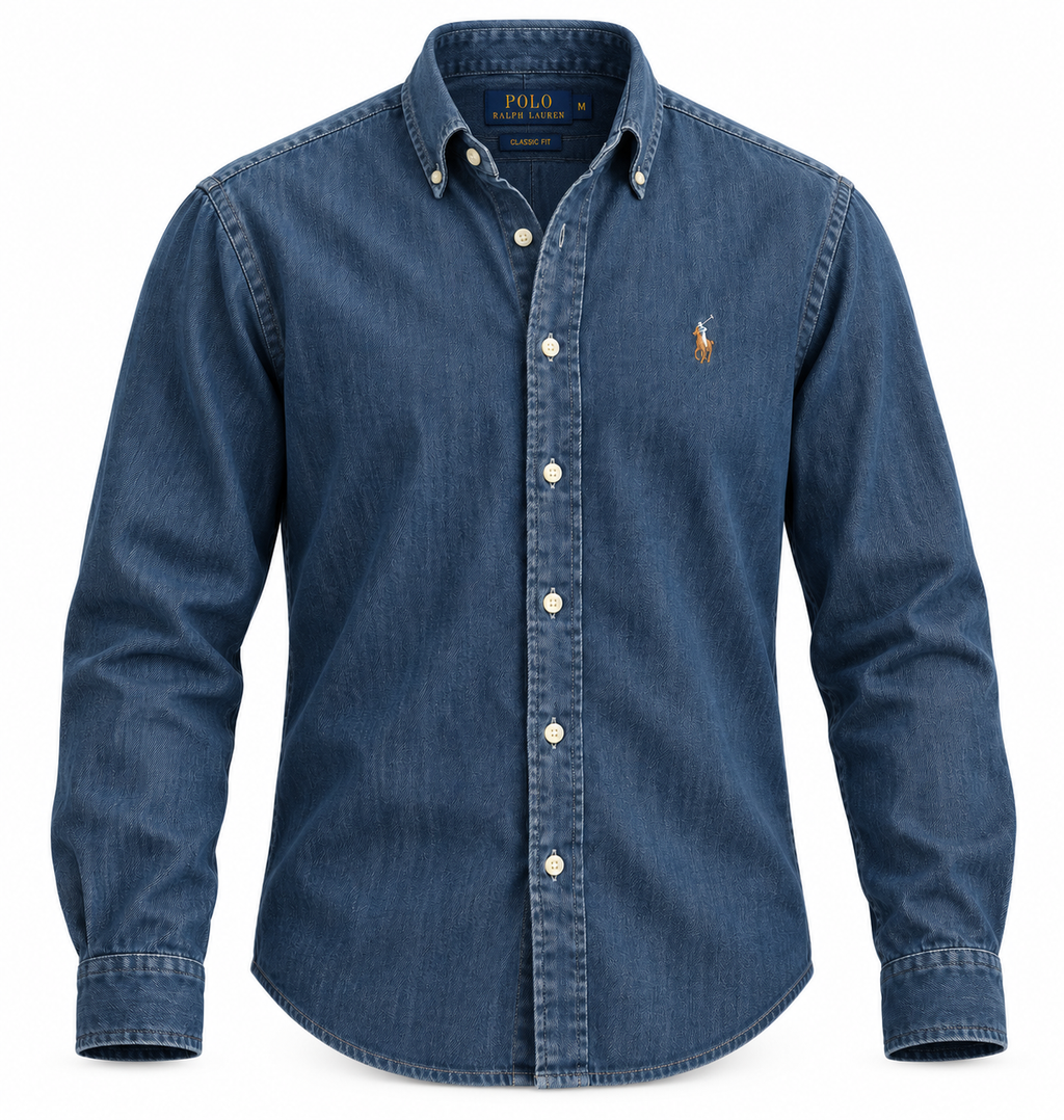 Polo Ralph Lauren Men's Classic Fit Oxford Shirt Denim