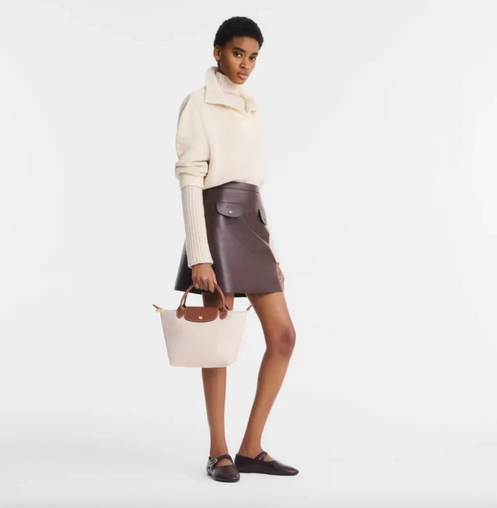 Longchamp Le Pliage Small Tote Bag Beige