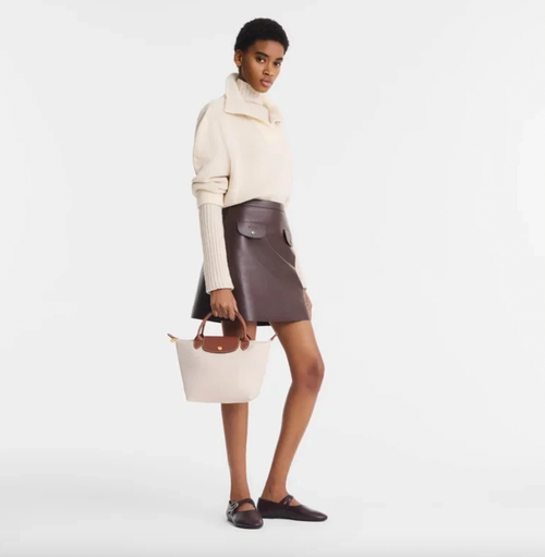 Longchamp Le Pliage Small Tote Bag Beige