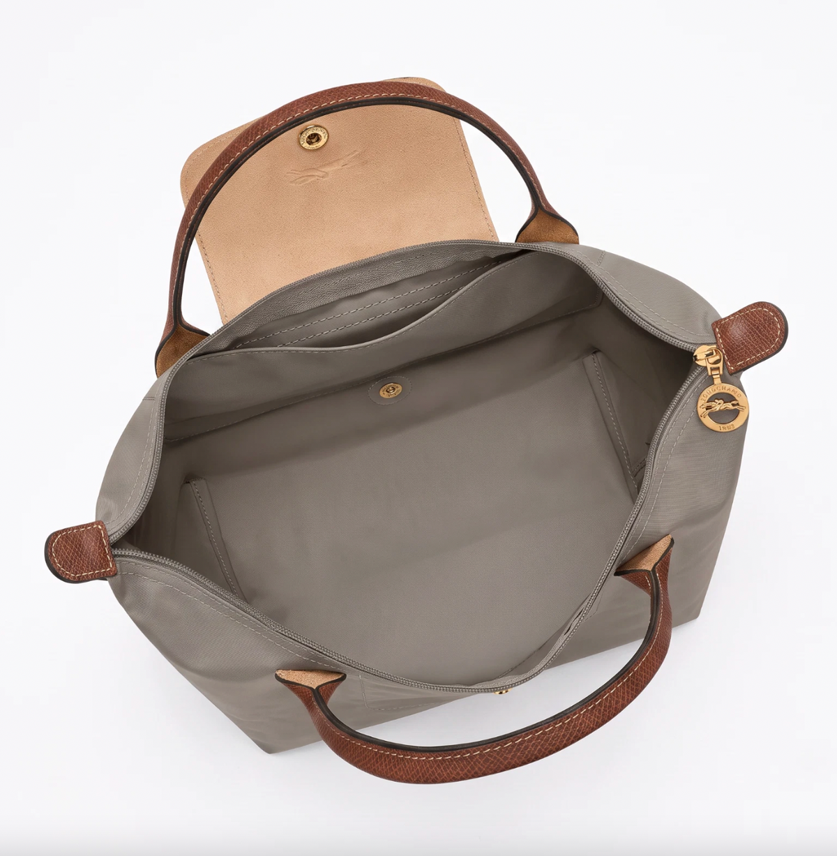Longchamp Le Pliage Small Tote Bag Gray