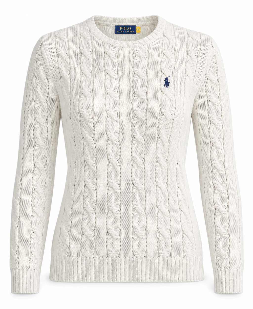 Polo Ralph Lauren Women’s Cable-Knit Sweater White