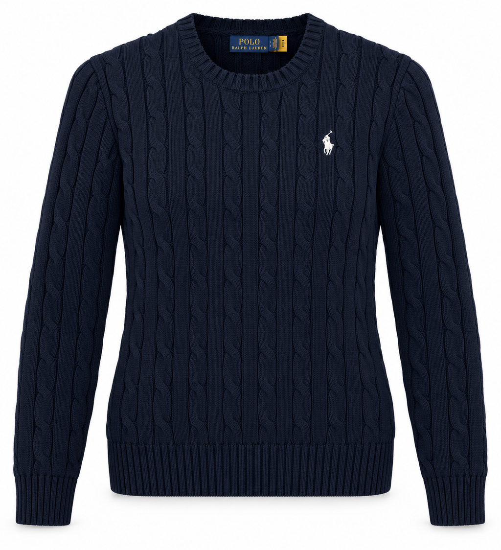 Polo Ralph Lauren Women’s Cable-Knit Sweater Navy