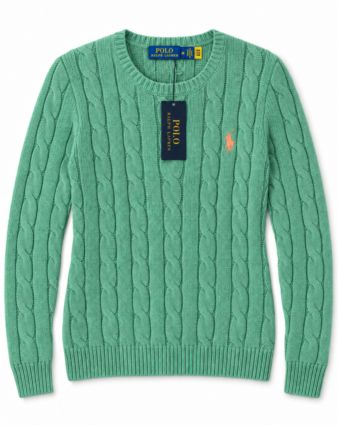 Polo Ralph Lauren Women’s Cable-Knit Sweater Green