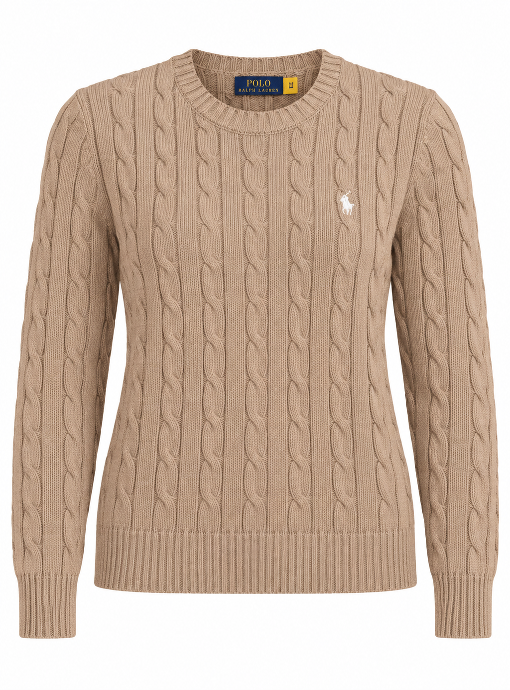 Polo Ralph Lauren Women’s Cable-Knit Sweater Brown