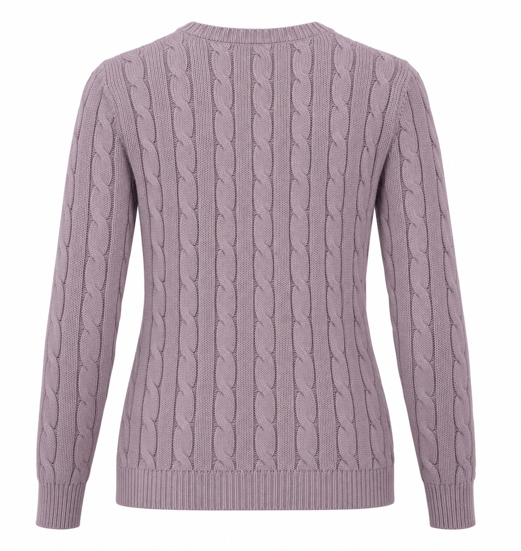 Polo Ralph Lauren Women’s Cable-Knit Sweater Dusty Lavender