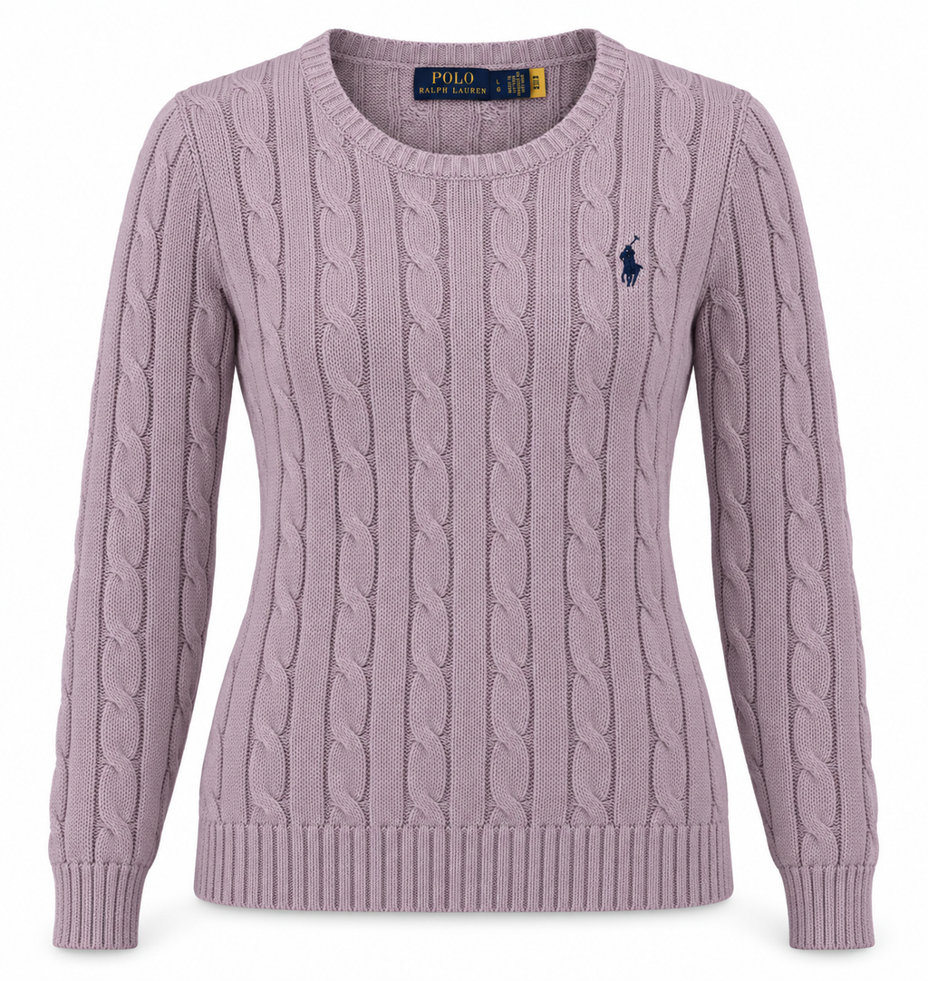 Polo Ralph Lauren Women’s Cable-Knit Sweater Dusty Lavender