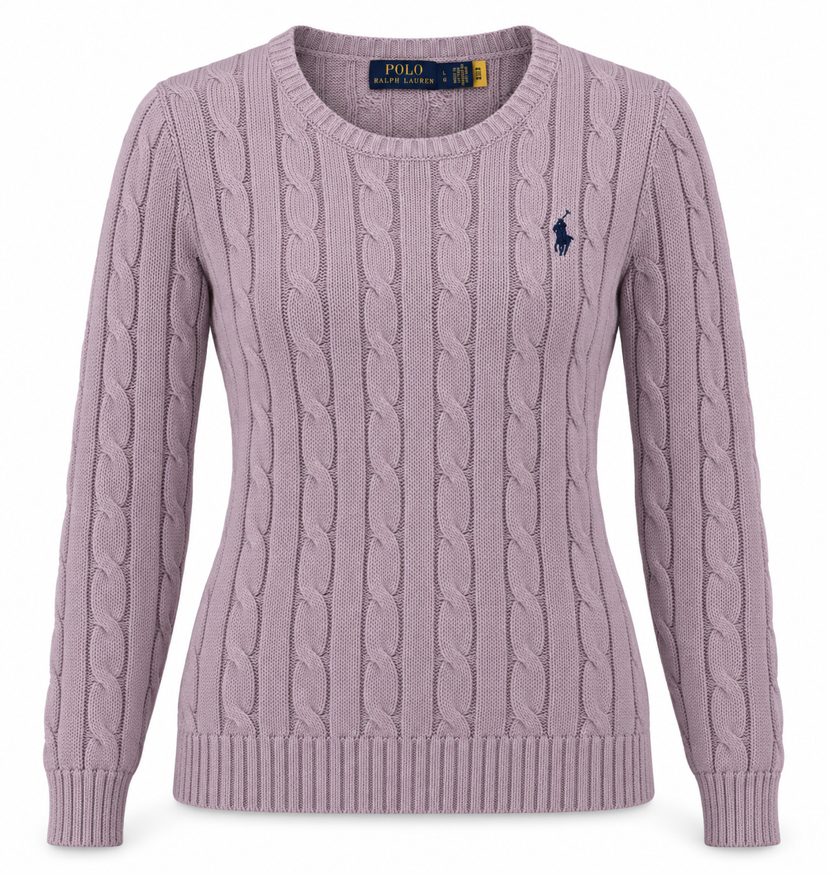 Polo Ralph Lauren Women’s Cable-Knit Sweater Dusty Lavender