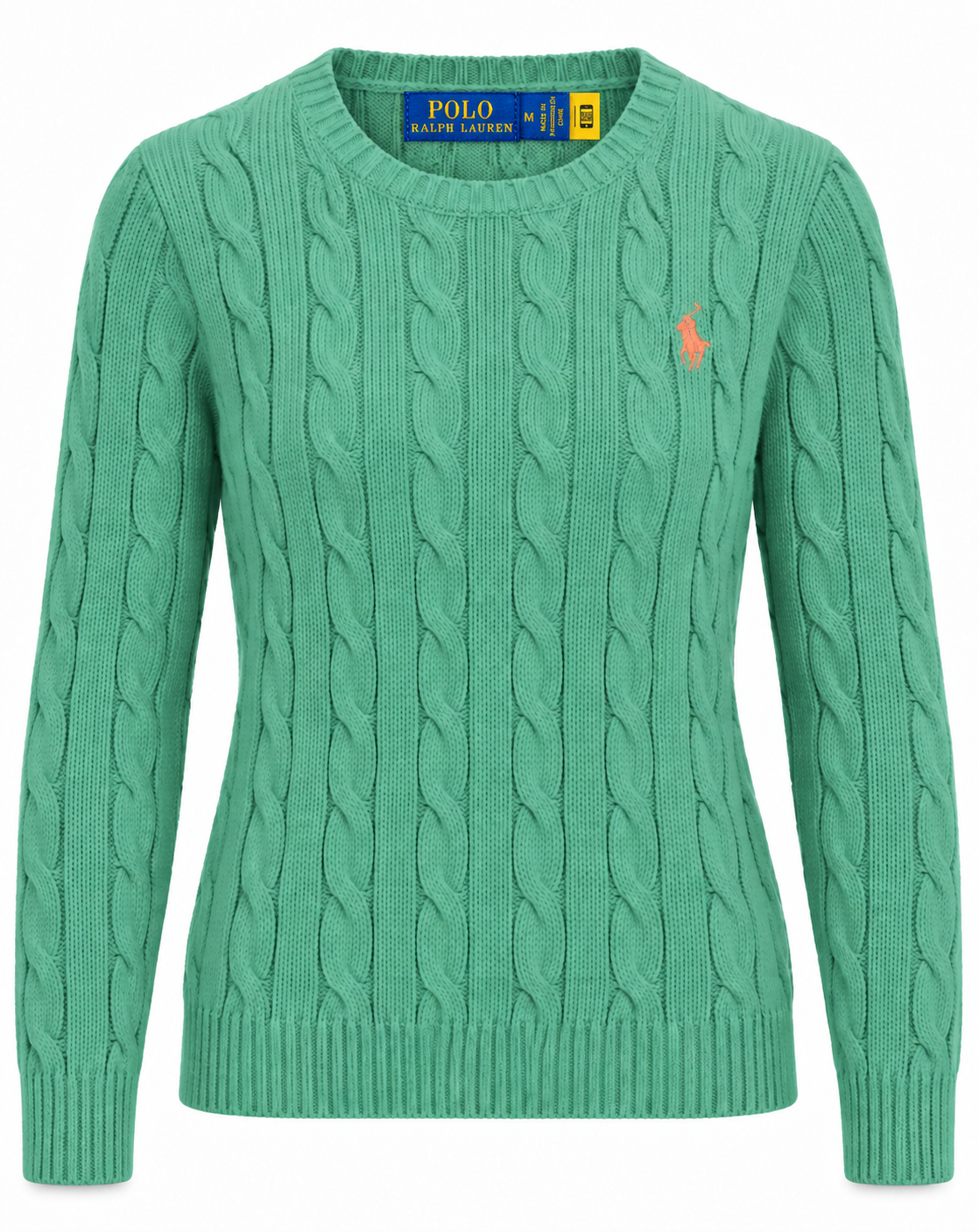 Polo Ralph Lauren Women’s Cable-Knit Sweater Green