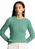 Polo Ralph Lauren Women’s Cable-Knit Sweater Green