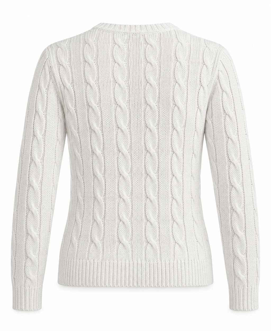Polo Ralph Lauren Women’s Cable-Knit Sweater White