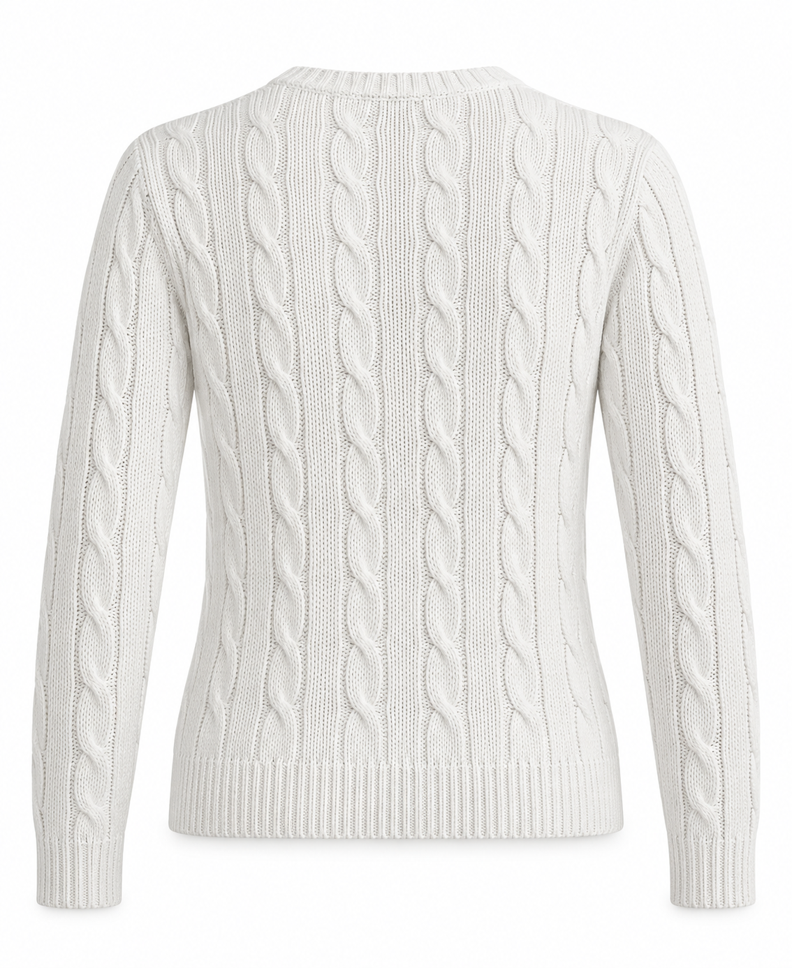 Polo Ralph Lauren Women’s Cable-Knit Sweater White