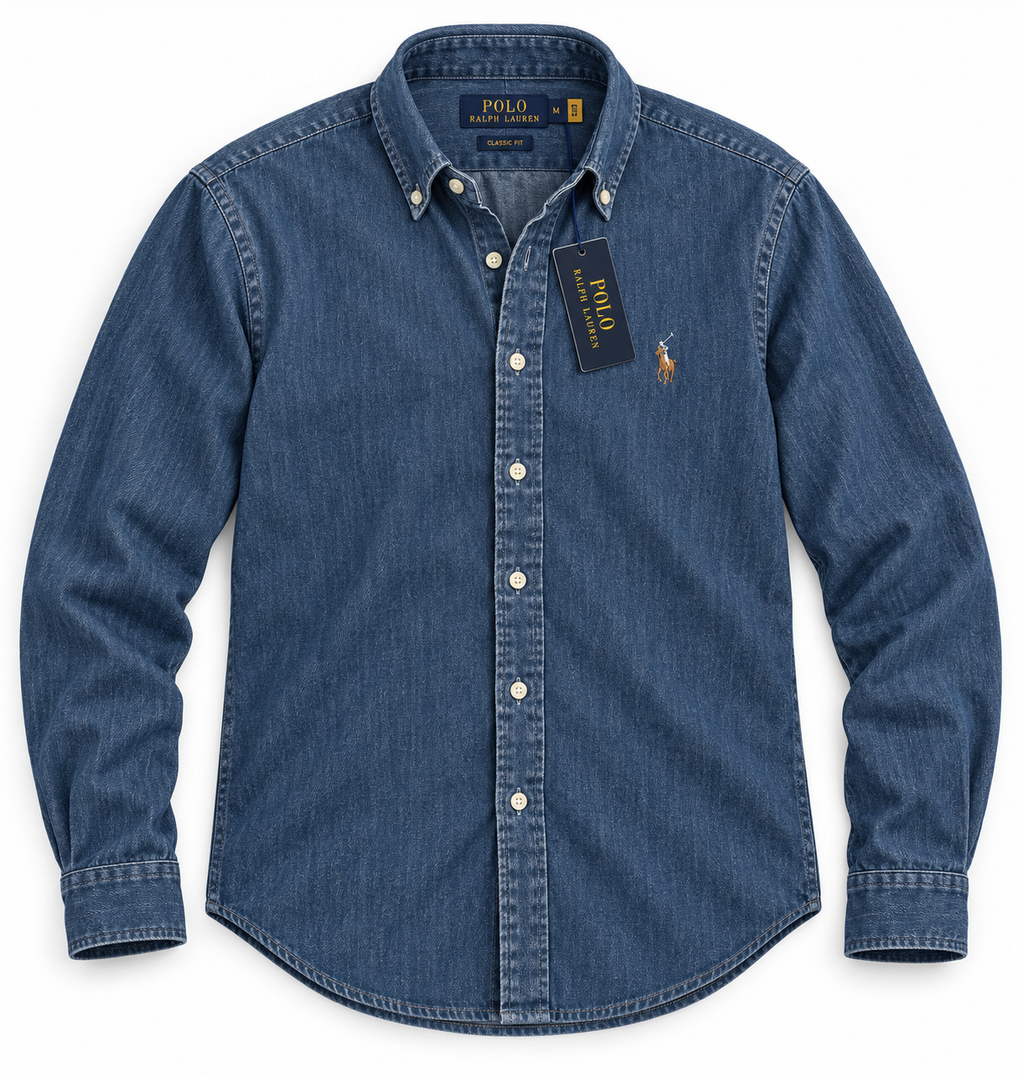 Polo Ralph Lauren Men's Classic Fit Oxford Shirt Denim
