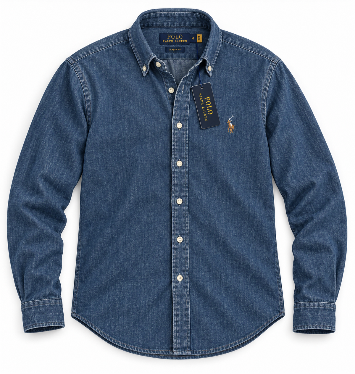 Polo Ralph Lauren Men's Classic Fit Oxford Shirt Denim