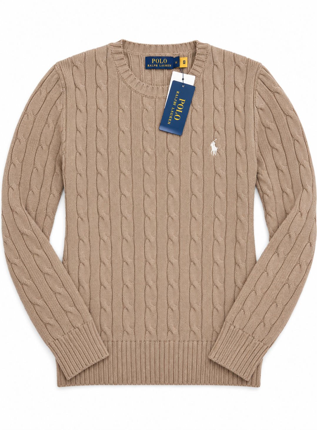 Polo Ralph Lauren Women’s Cable-Knit Sweater Brown