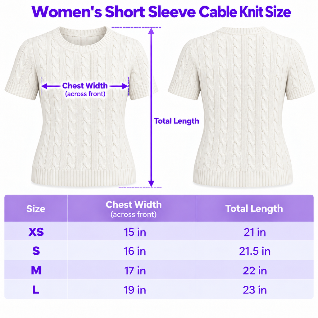 Polo Ralph Lauren Women’s Pima Cotten Cable-Knit Short-Sleeve Sweater – Brown