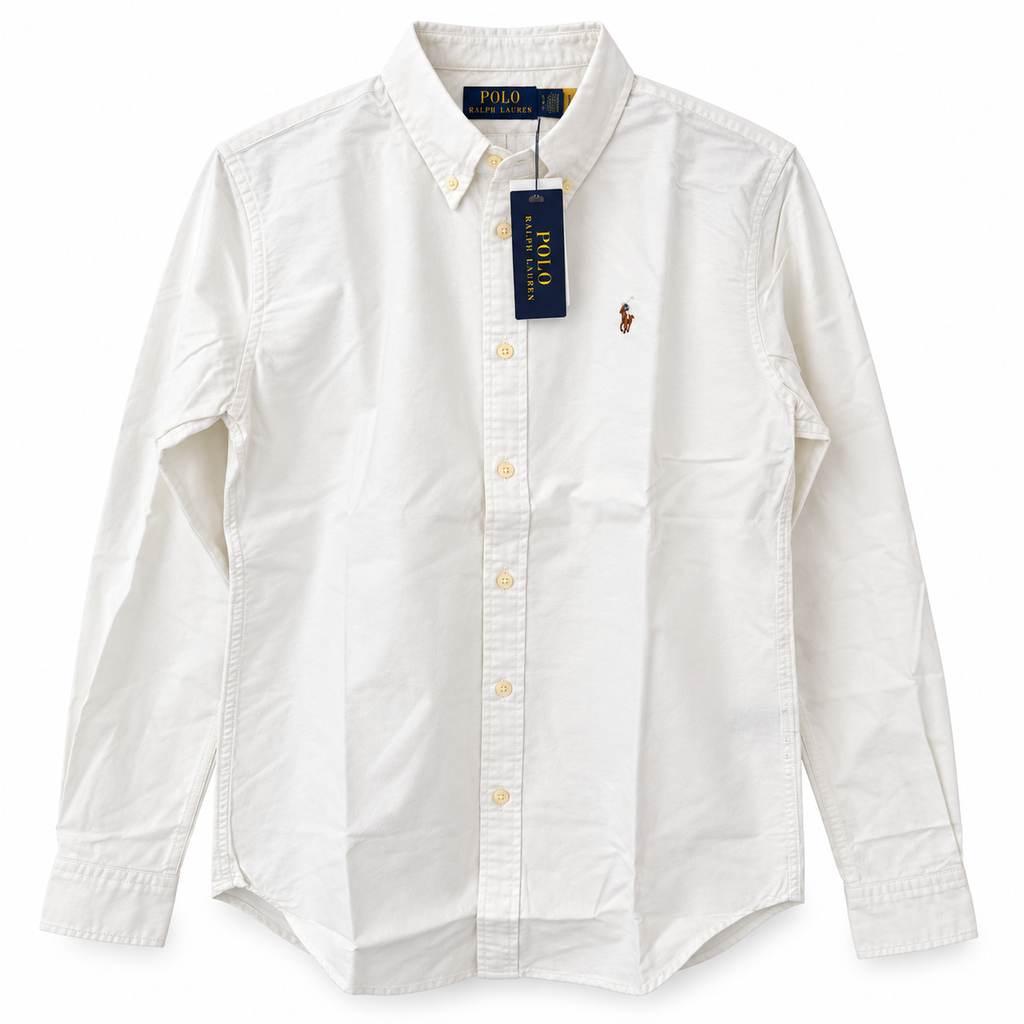 Polo Ralph Lauren Women's White Cotton Oxford Shirt