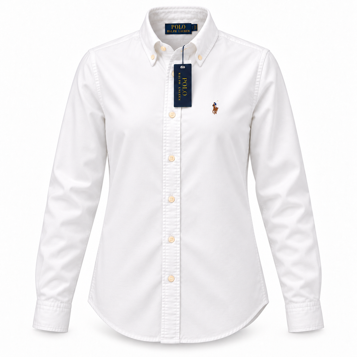 Polo Ralph Lauren Women's White Cotton Oxford Shirt
