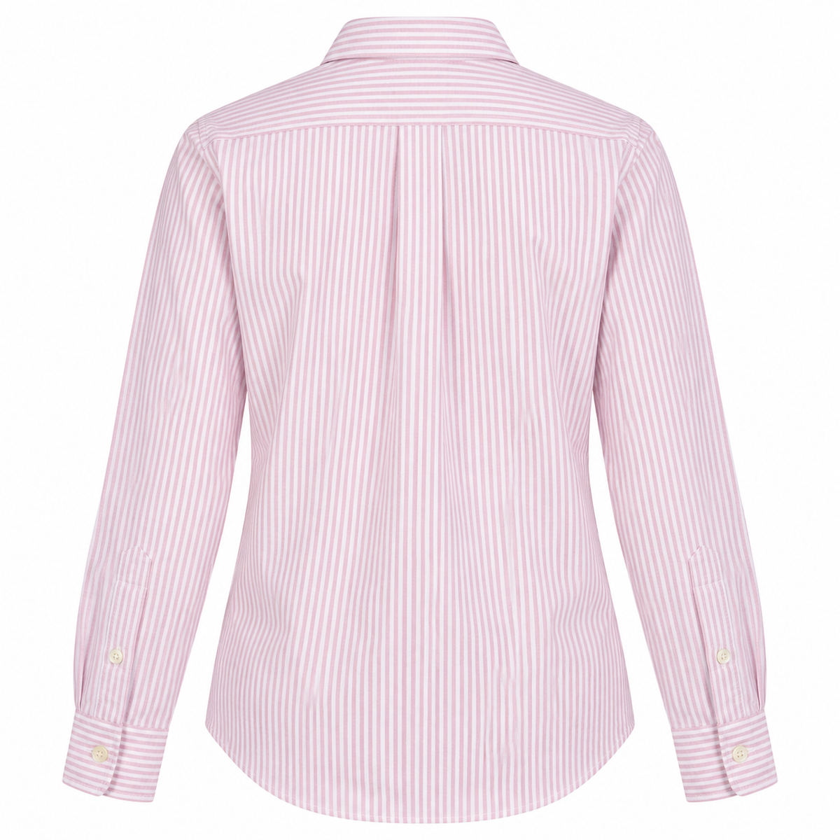 Polo Ralph Lauren Women's Pink Stripe  Cotton Oxford Shirt