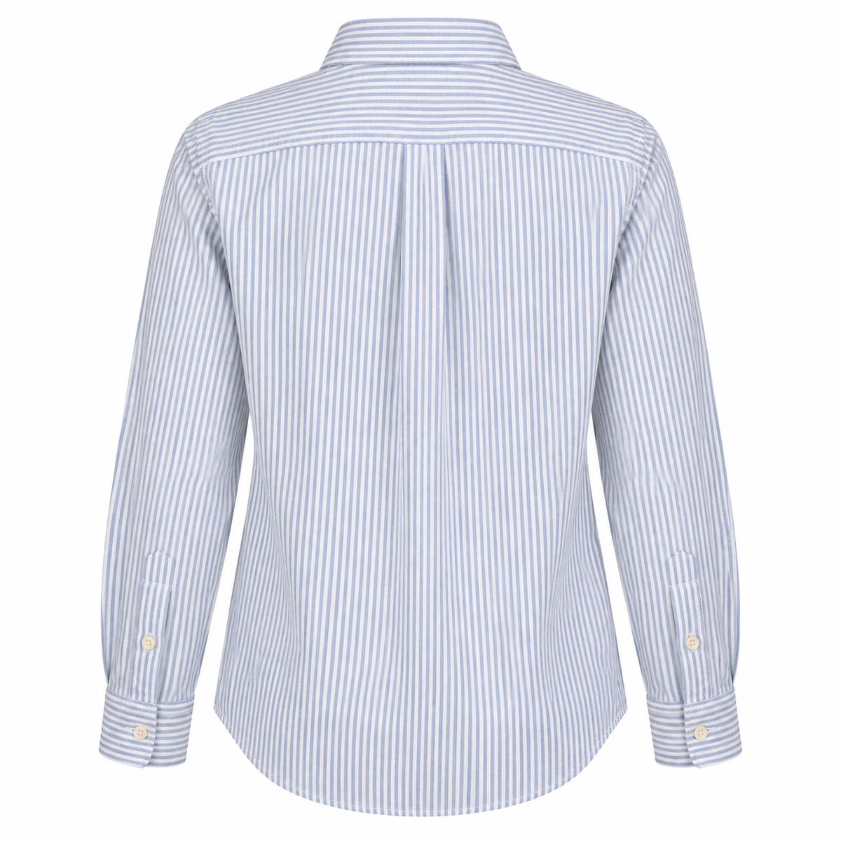 Polo Ralph Lauren Women's Blue Stripe  Cotton Oxford Shirt