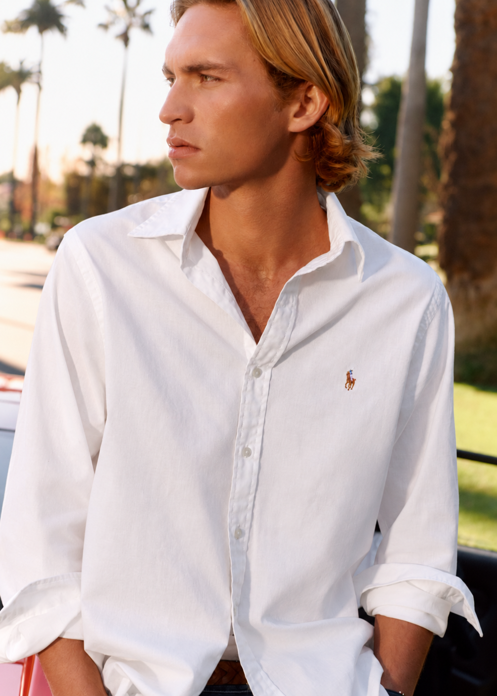 Polo Ralph Lauren Men's Classic Fit Oxford Shirt White