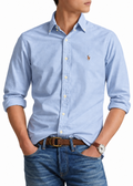 Polo Ralph Lauren Men's Classic Fit Oxford Shirt Blue