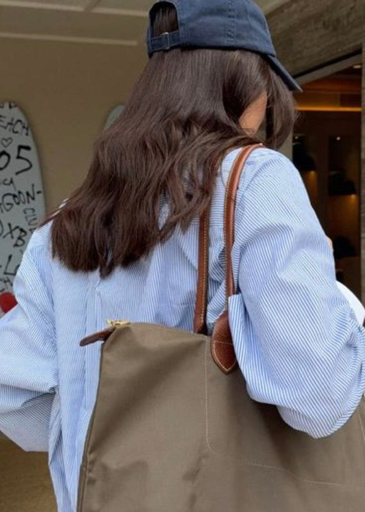 Longchamp Le Pliage Original Large Nylon Tote Bag Gray