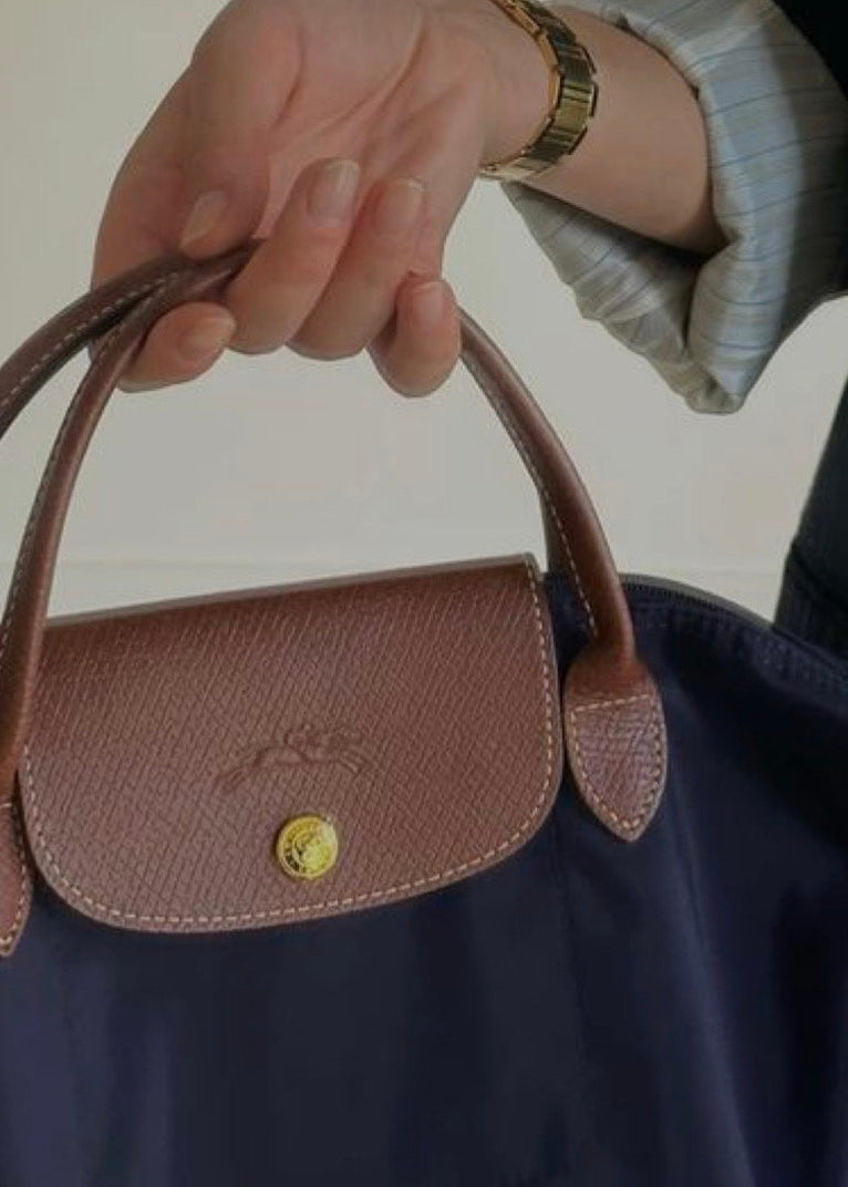 Longchamp Le Pliage Small Tote Bag Navy
