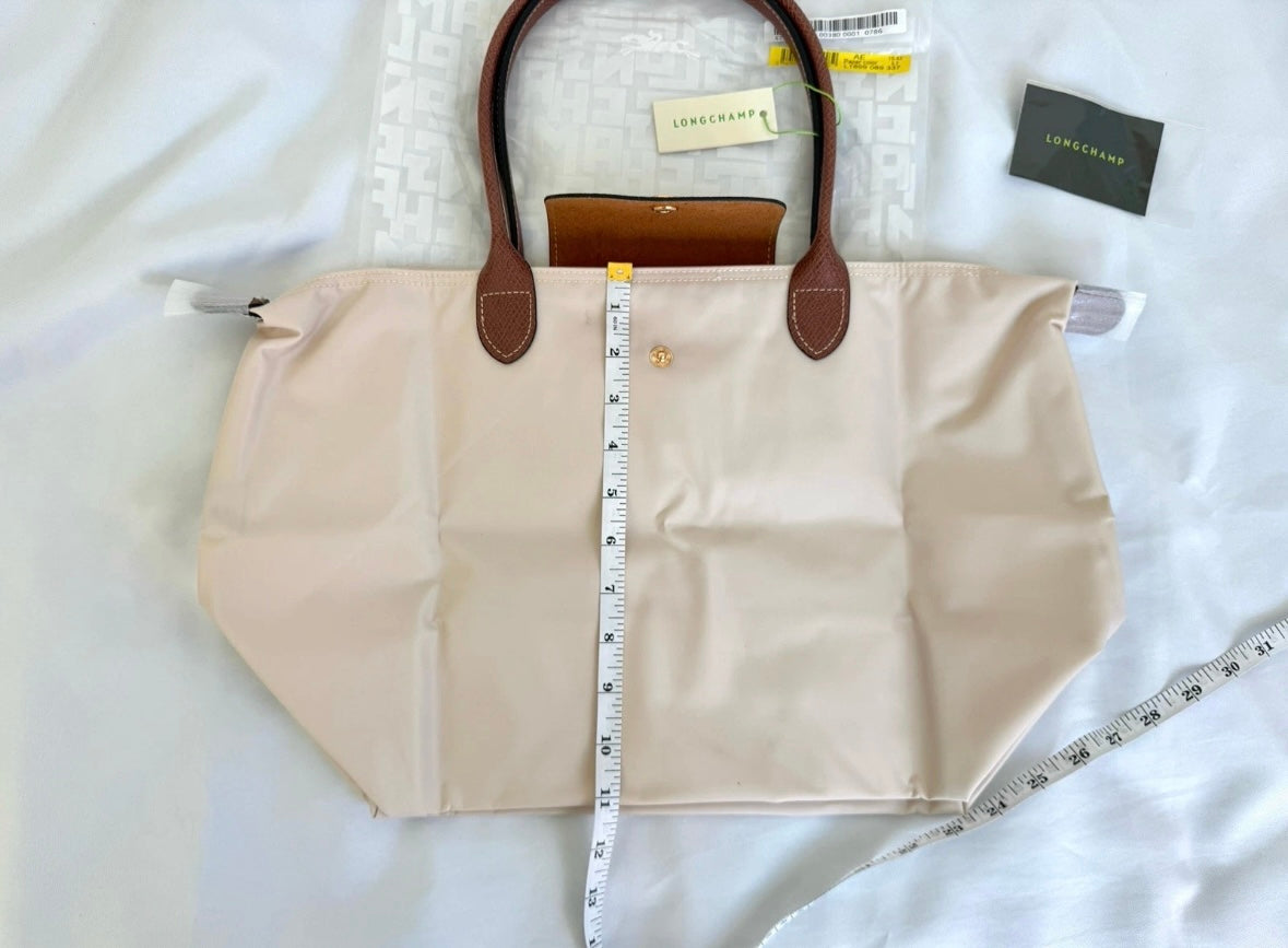 Longchamp Le Pliage Original Large Nylon Tote Bag Beige